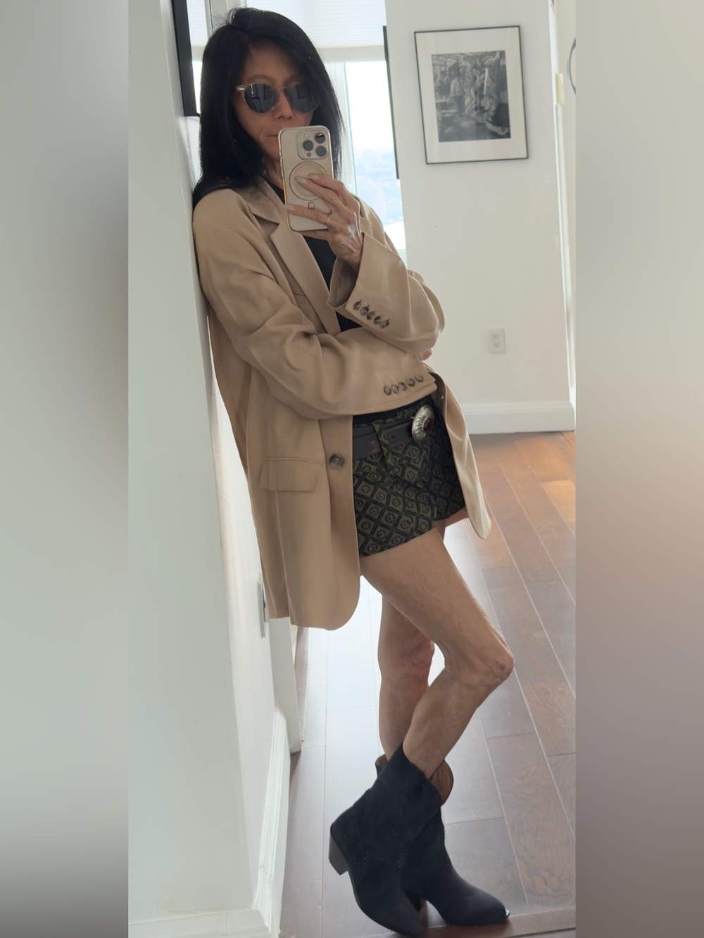 Womens Tan Blazer